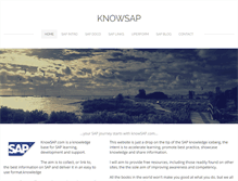 Tablet Screenshot of knowsap.com